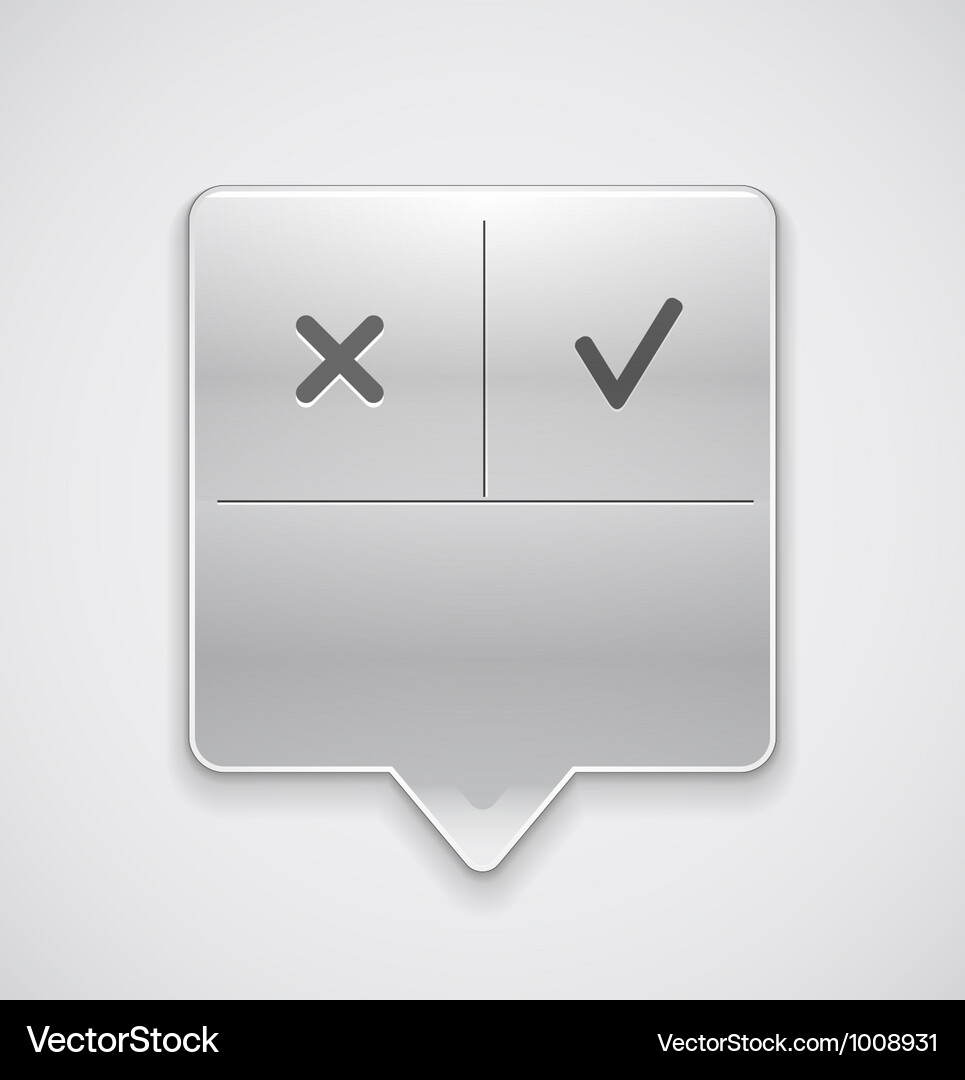 Menu pointer Vector Image