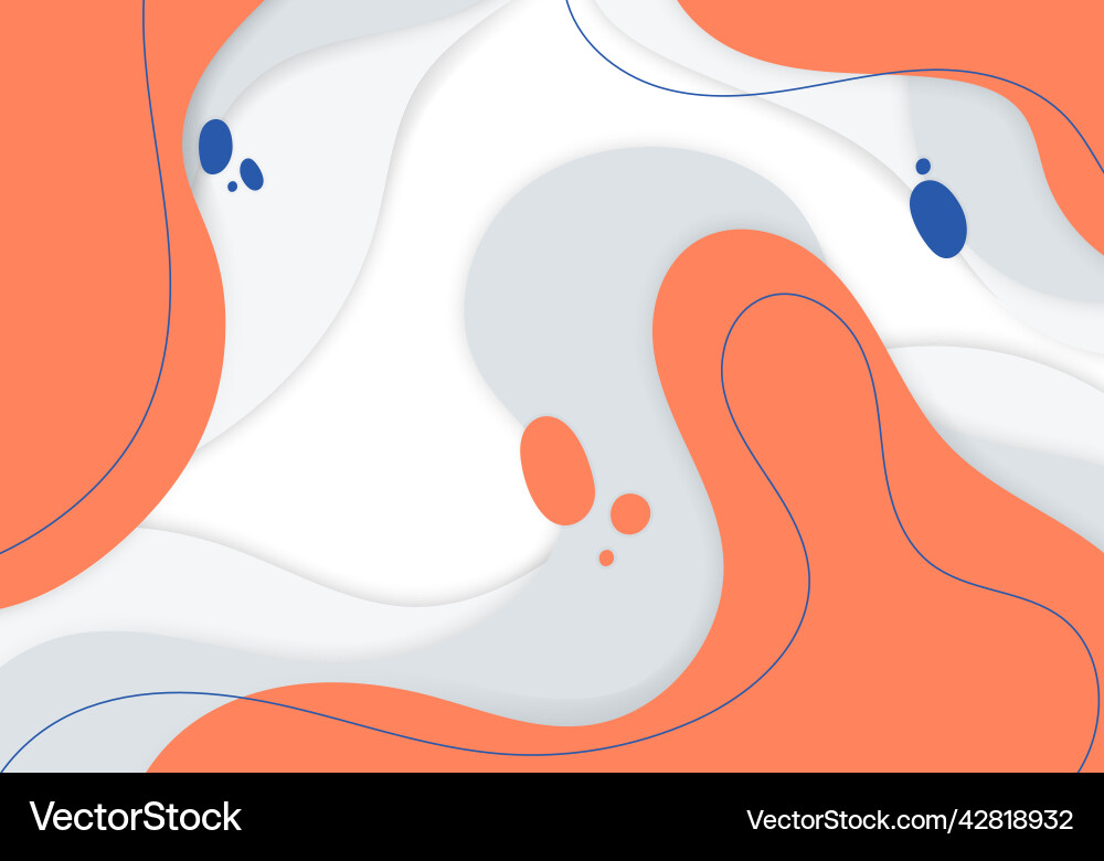 Abstract minimal colorful design of doodles style Abstract minimal colorful design of doodles style vector image