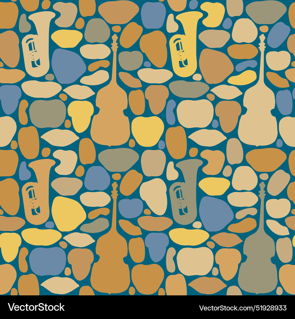 Abstract seamless pattern with colored shapes Abstract seamless pattern with colored shapes vector image