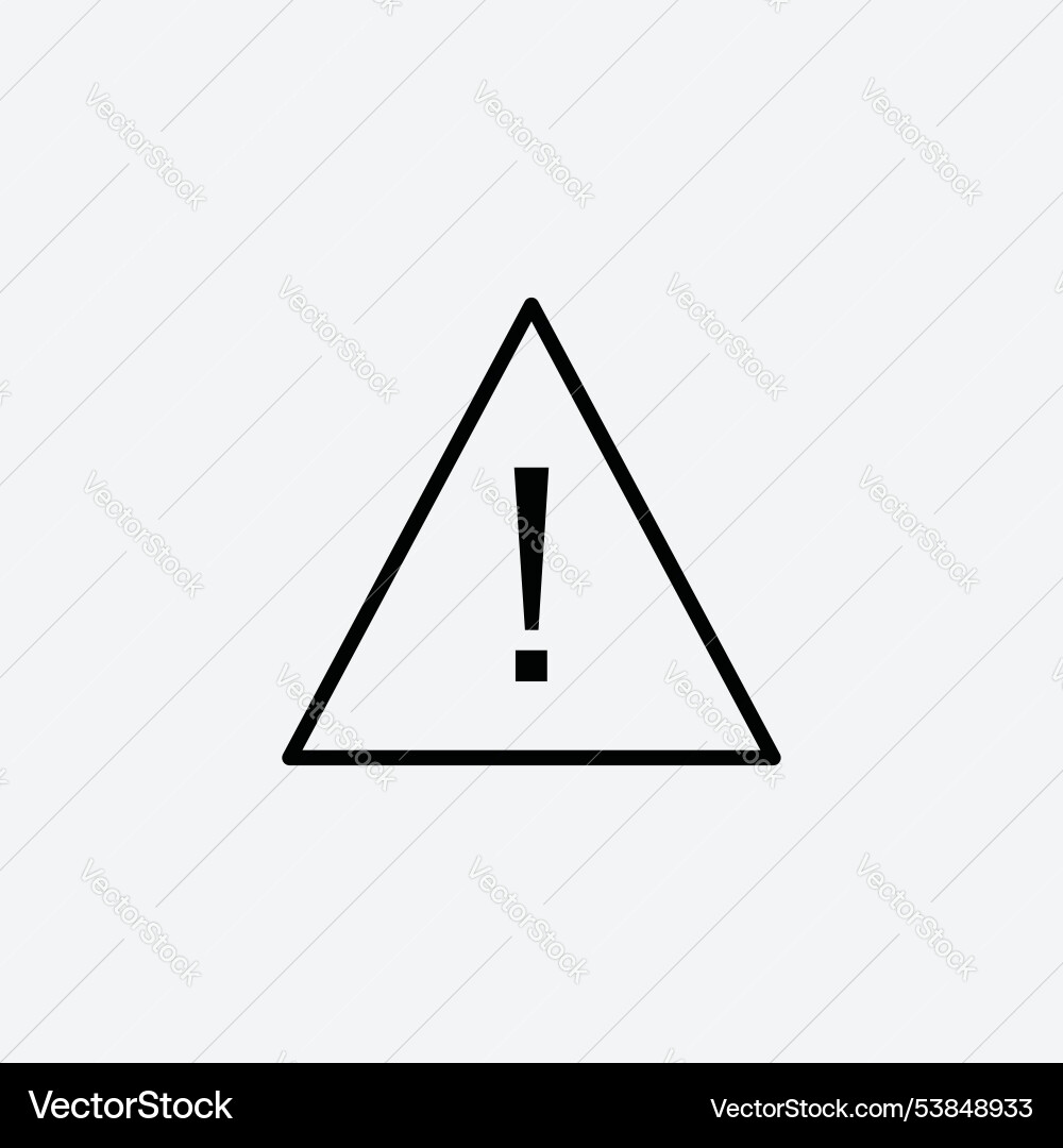 Alert icon set Royalty Free Vector Image - VectorStock