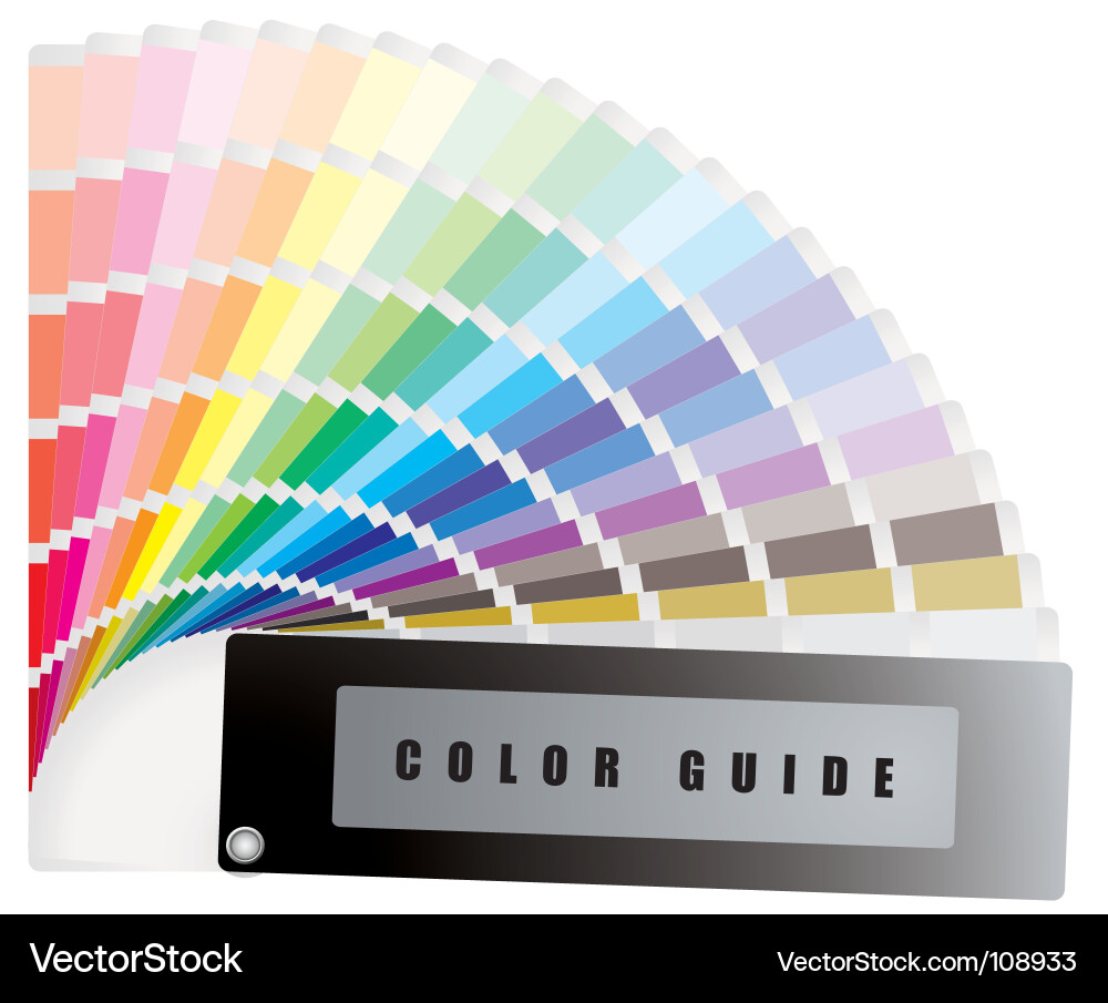 Color Swatch Palette Royalty Free Vector Image