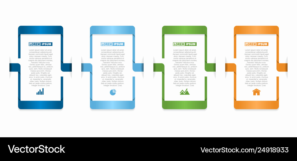 Infographic design template with place for your Vector Image