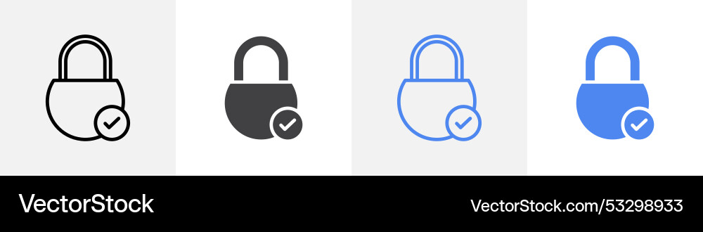 Safe icon set use for web ui or app Safe icon set use for web ui or app vector image