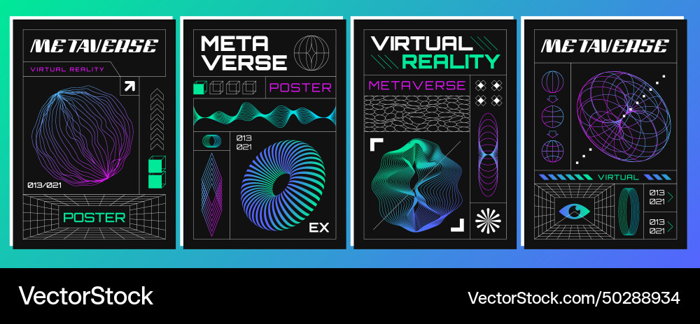 Abstract 3d wireframe geometry objects from line Abstract 3d wireframe geometry objects from line Vector Image