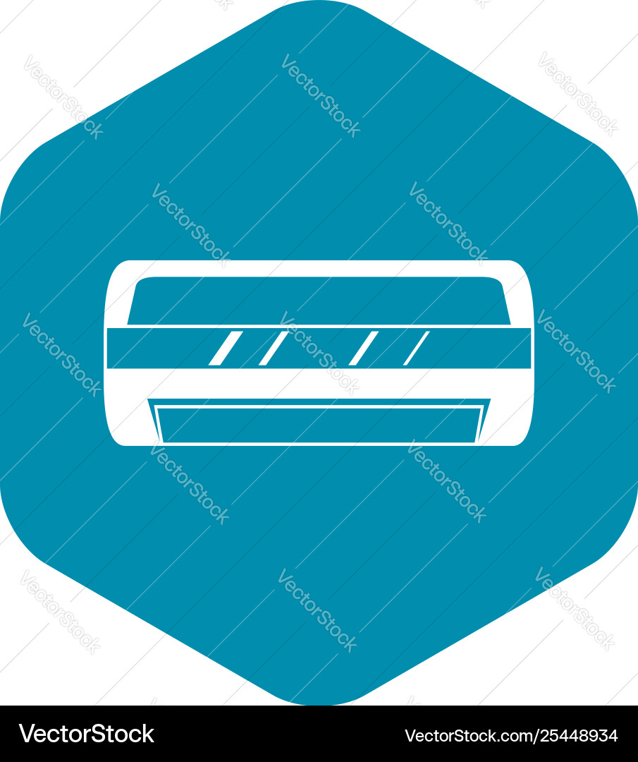 Conditioning split system icon simple style Conditioning split system icon simple style Vector Image