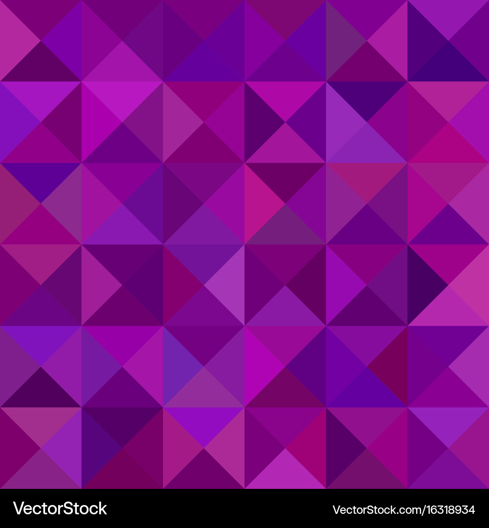 Geometric abstract triangle tiled mosaic pattern vector image