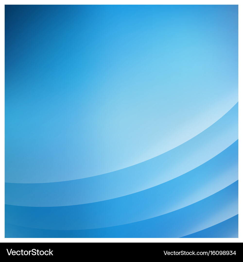 Smooth Blue Curve Background Vector Image