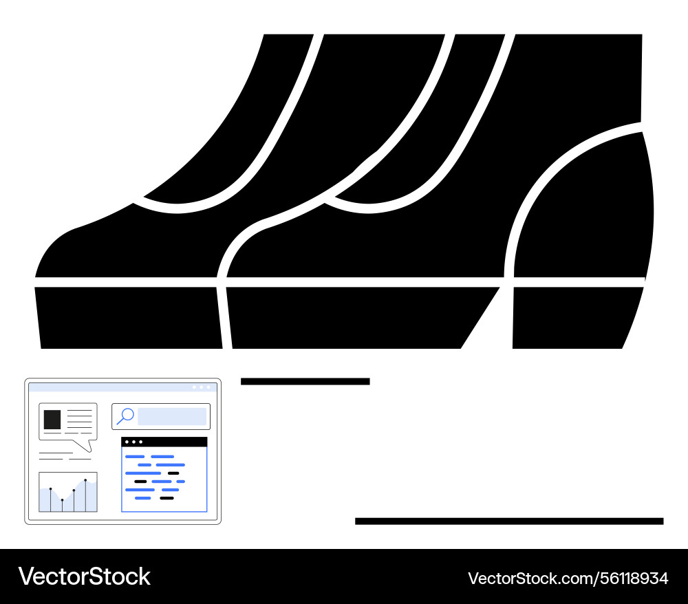 Web search optimization and data flow concept Web search optimization and data flow concept vector image