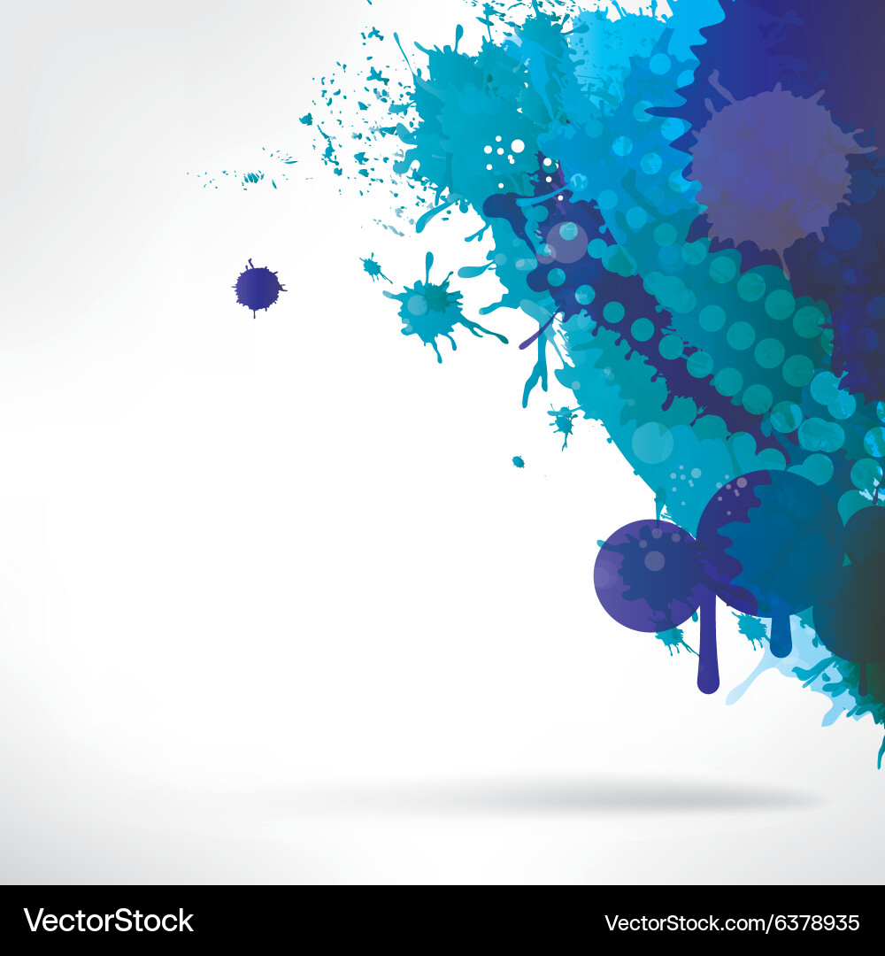 Abstract background with splash Vector Image