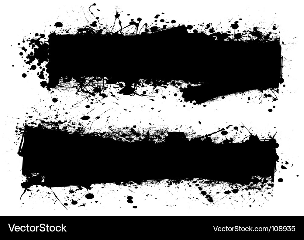 Colorful Paint Splatters vector image