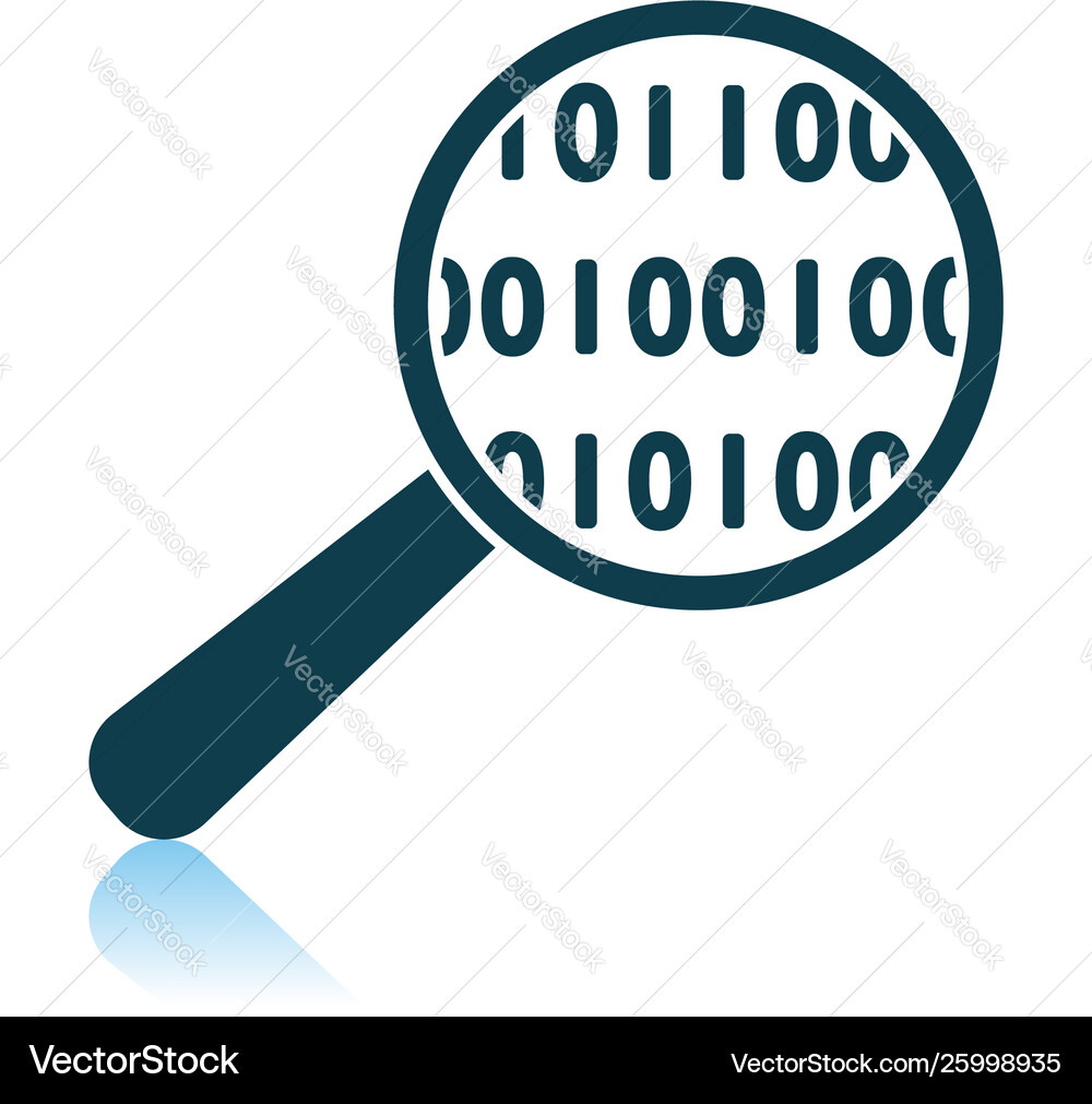 Data analysing icon Data analysing icon vector image