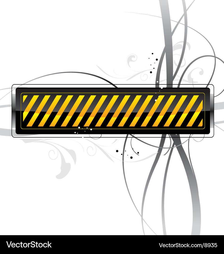 Dynamic Danger Pattern vector image