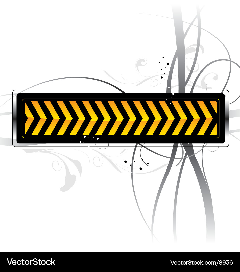 Dynamic Danger Pattern vector image