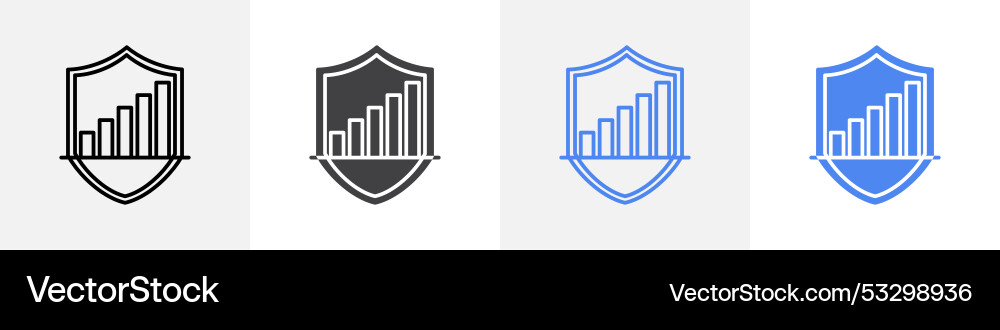 Safe trade icon set use for web ui or app Vector Image