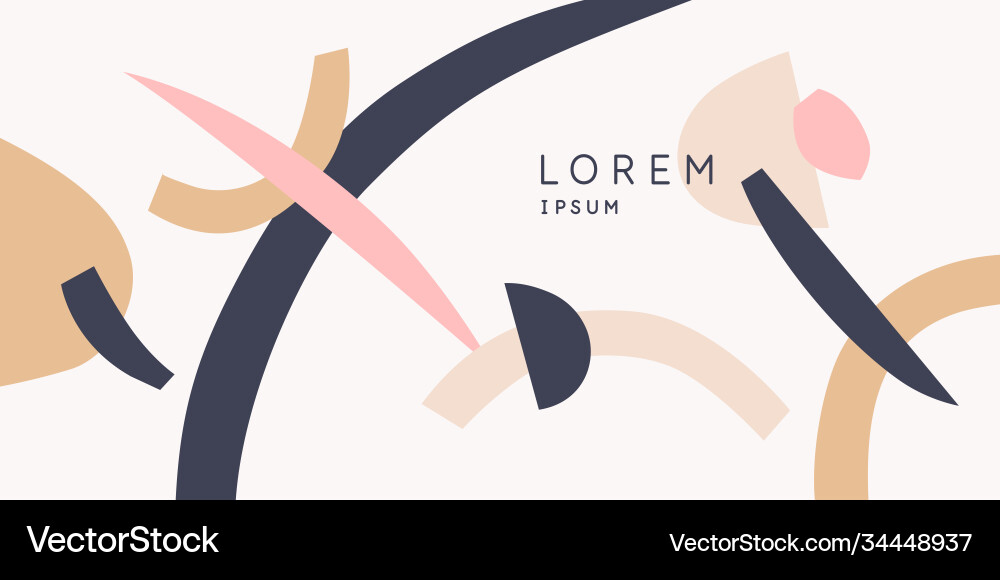A composition with abstract elements in popular A composition with abstract elements in popular vector image