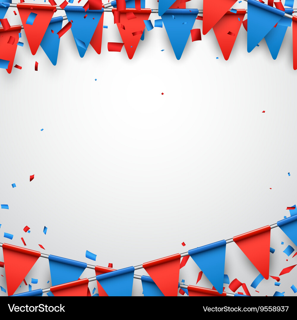 Background with flags Vector Image