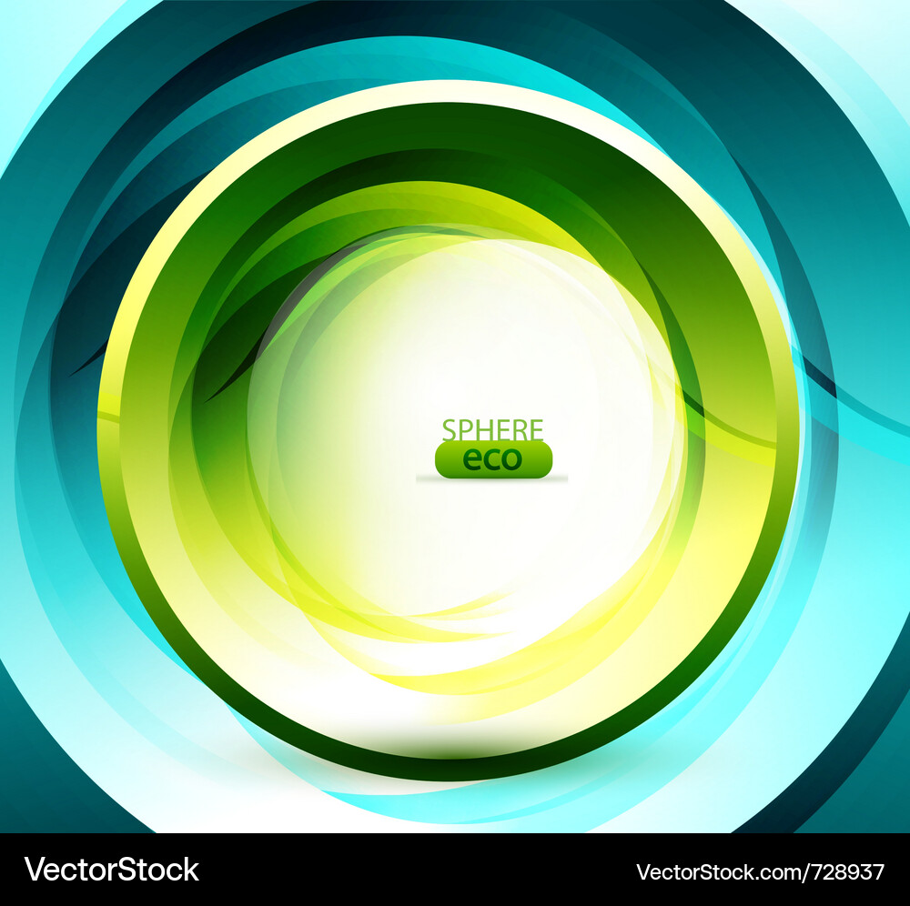 Eco Sphere Background - Gradient Vector Image