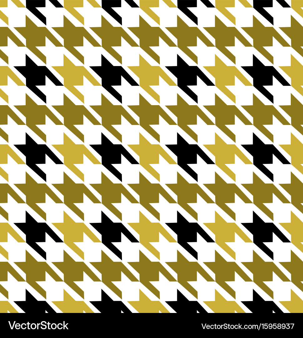 Houndstooth Check Pattern vector image