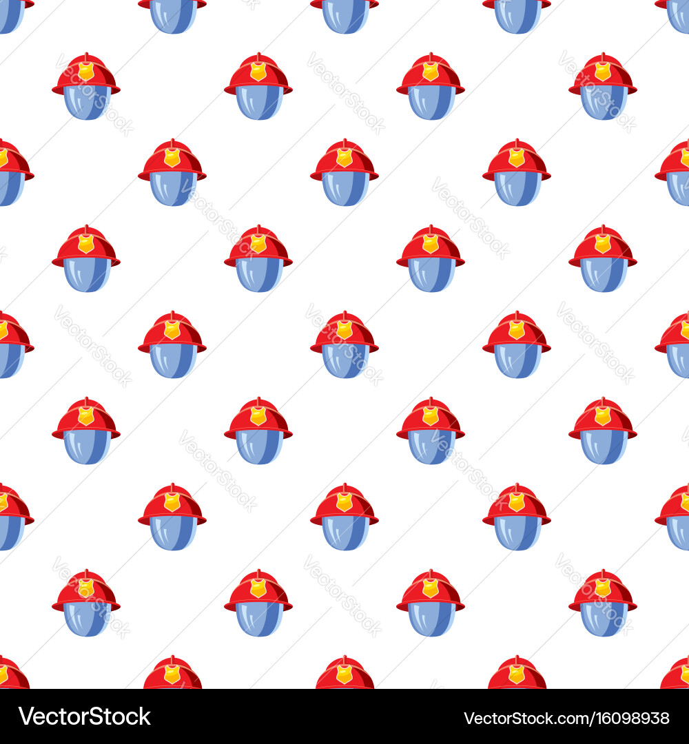 Helmet for a firefighter with mask pattern vector image