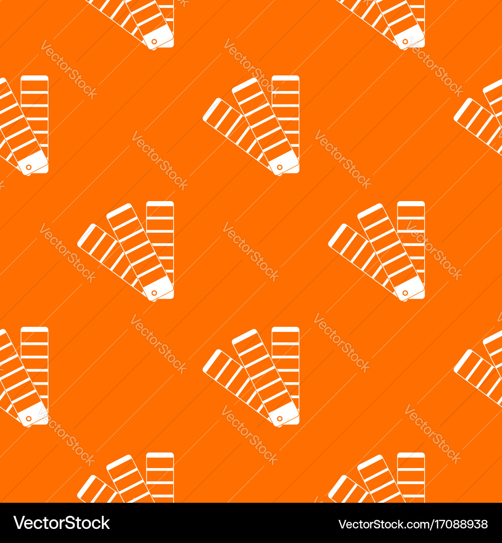 Paint color selection booklet pattern seamless Vector Image