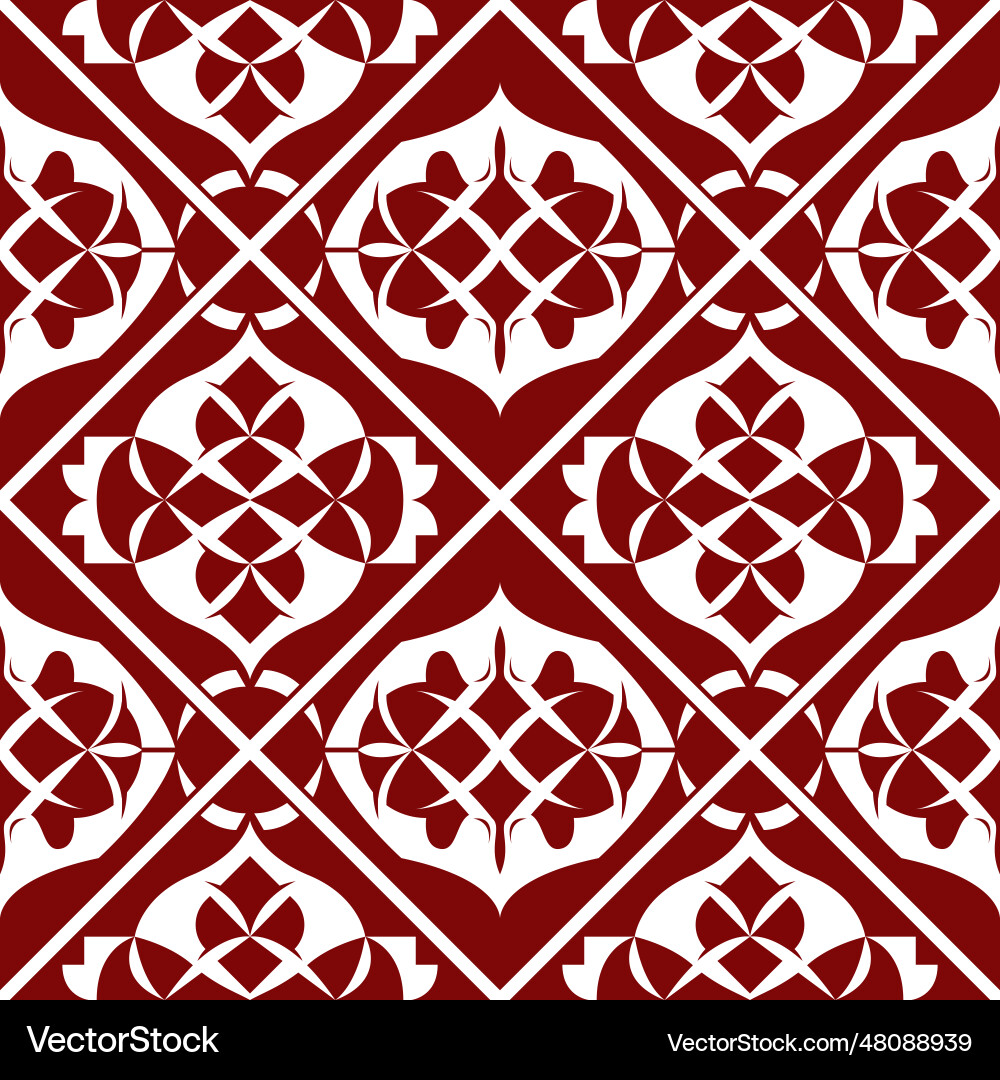 Abstract retro seamless pattern vector image