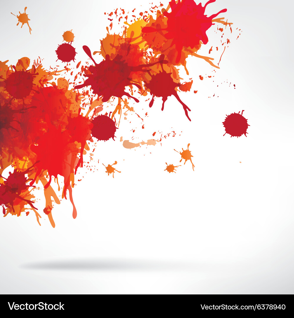 Abstract background with splash vector image