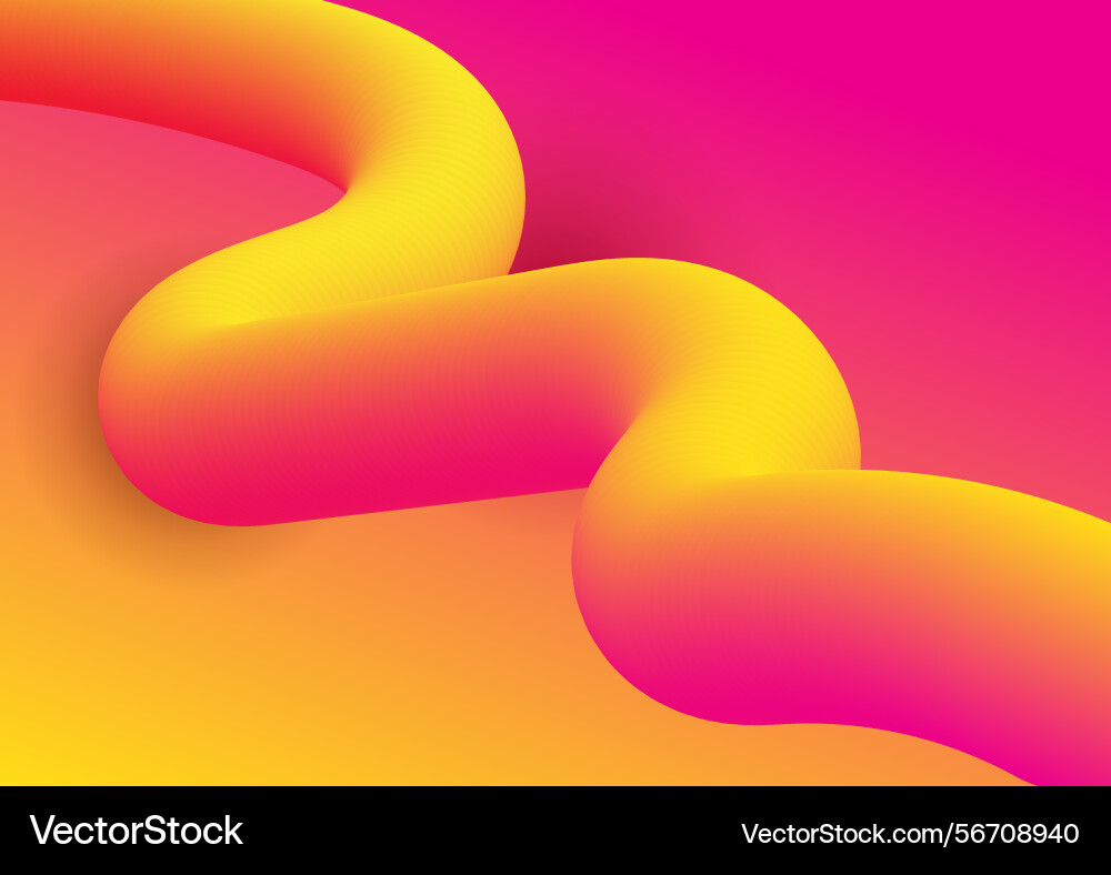 Abstract design background with flowing blend vector image