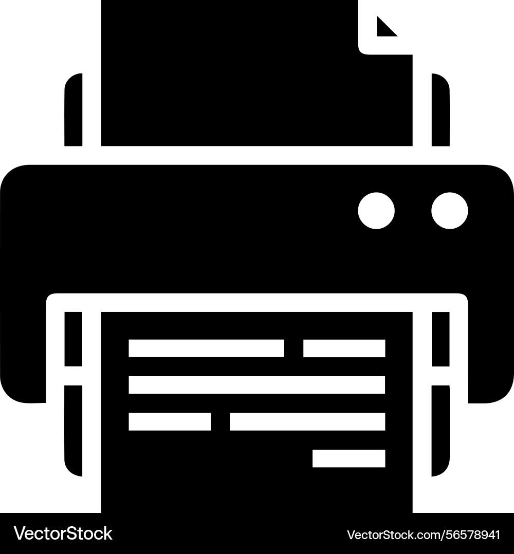 Computer printer icon symbol image Computer printer icon symbol image vector image