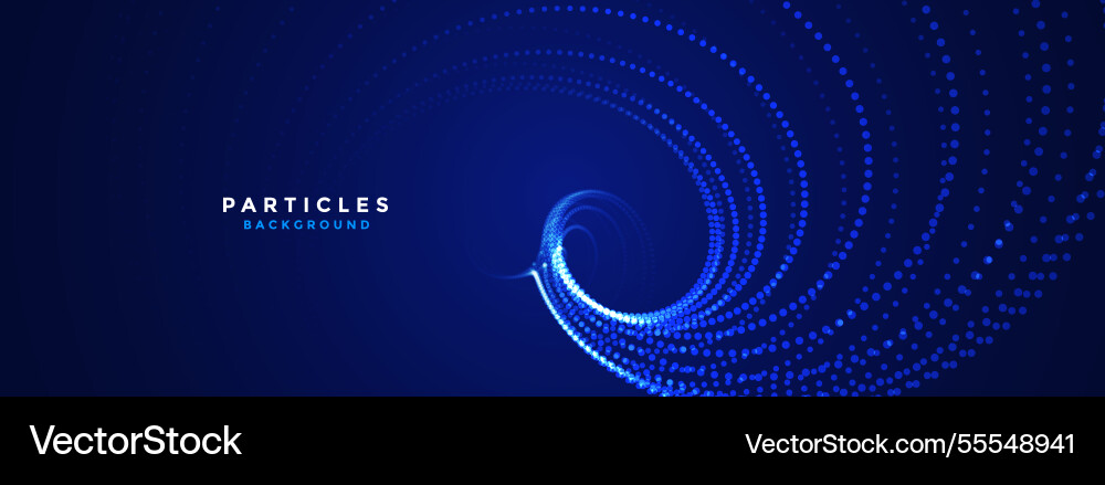 Modern futuristic web particle background Vector Image