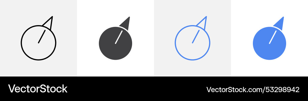 Selecter icon set use for web ui or app Vector Image