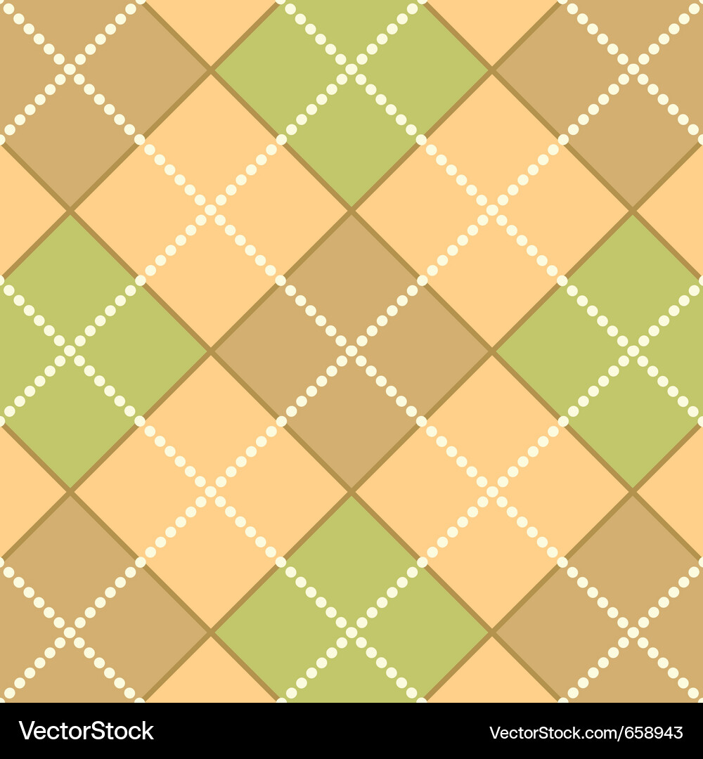 Checkerboard Pattern Fabric Vector Image