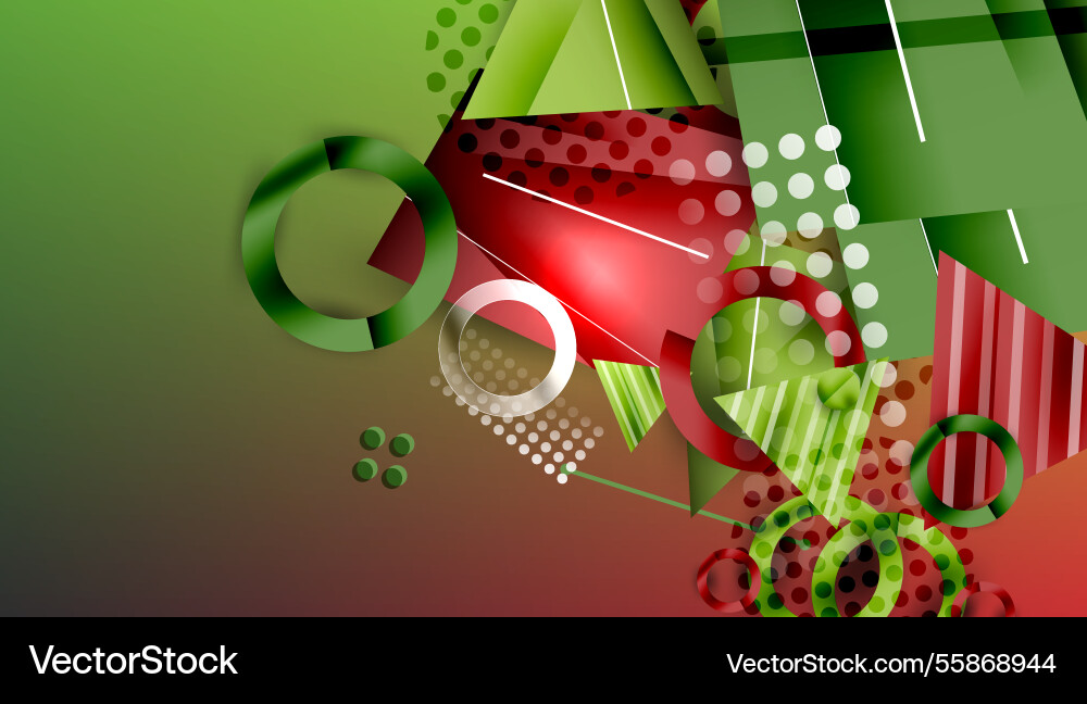 Abstract background - overlapping circles Vector Image