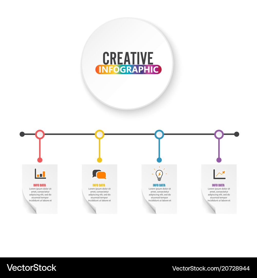 Business Concept Timeline Infograph Template Business Concept Timeline Infograph Template vektorbild