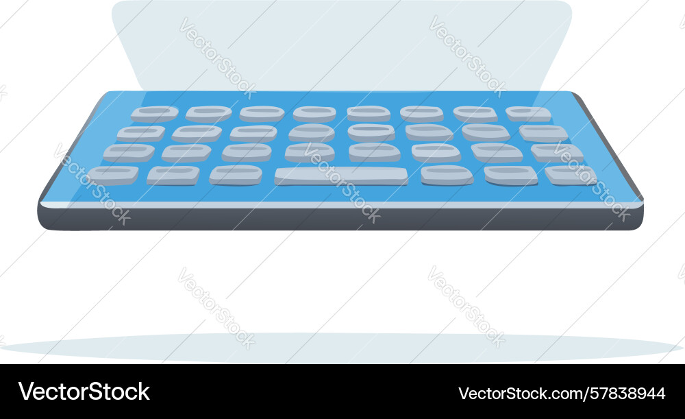 Laptop side view icon compact computing design vector image