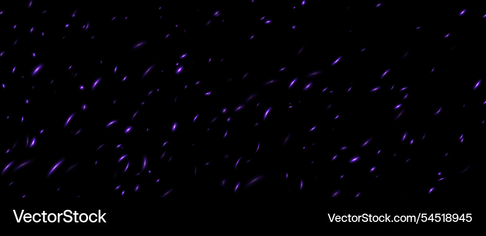 Purple fire sparks abstract glowing embers heat Purple fire sparks abstract glowing embers heat Vector Image
