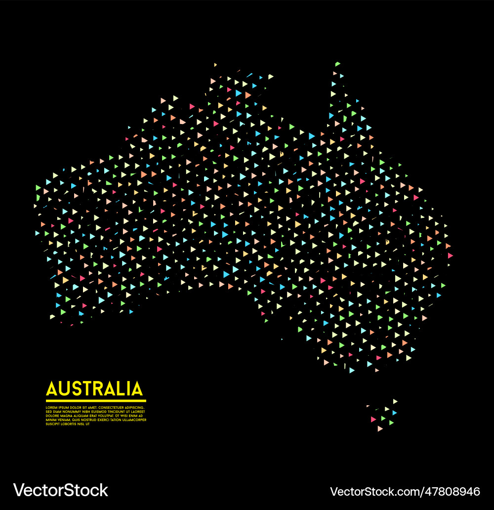 Geometric simple minimalistic style map Vector Image