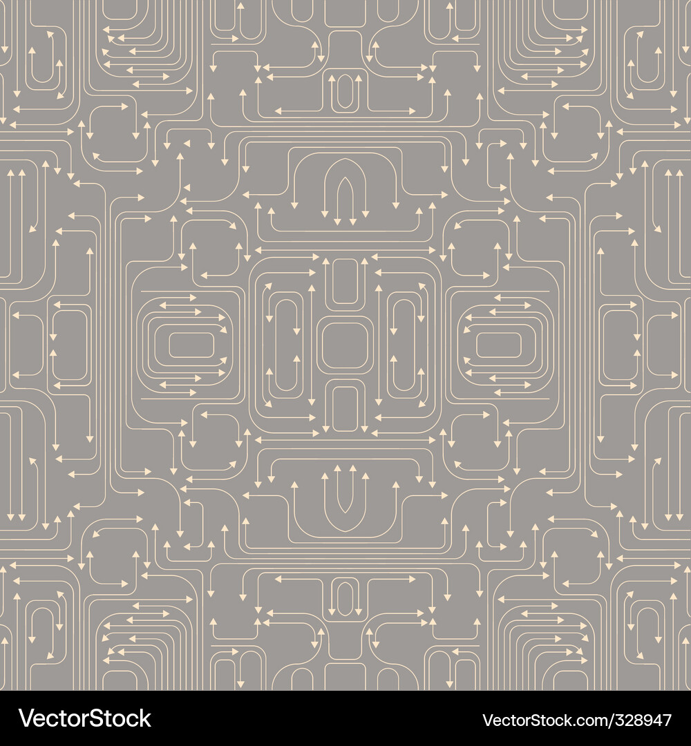 Circuit Board Pattern Vector Image