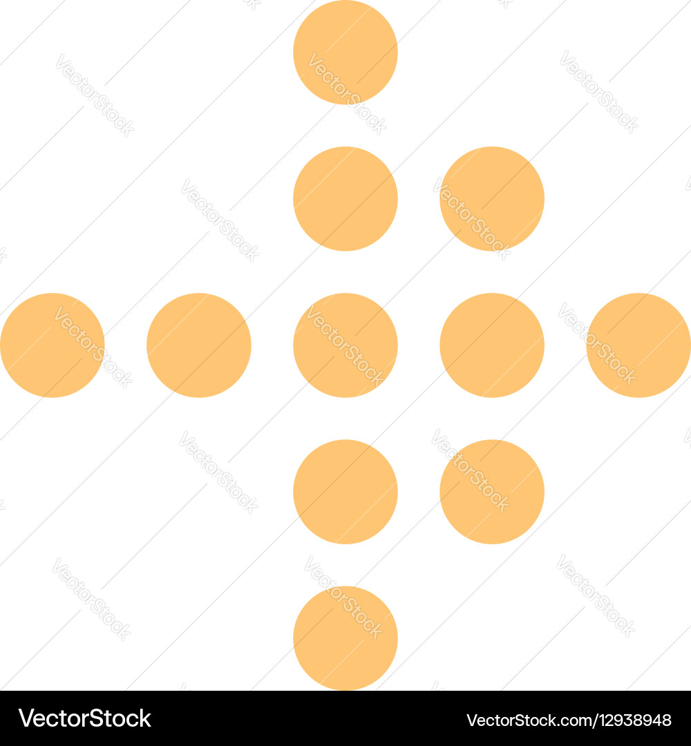 Arrow icon digital sign pictograph pointer button vector image