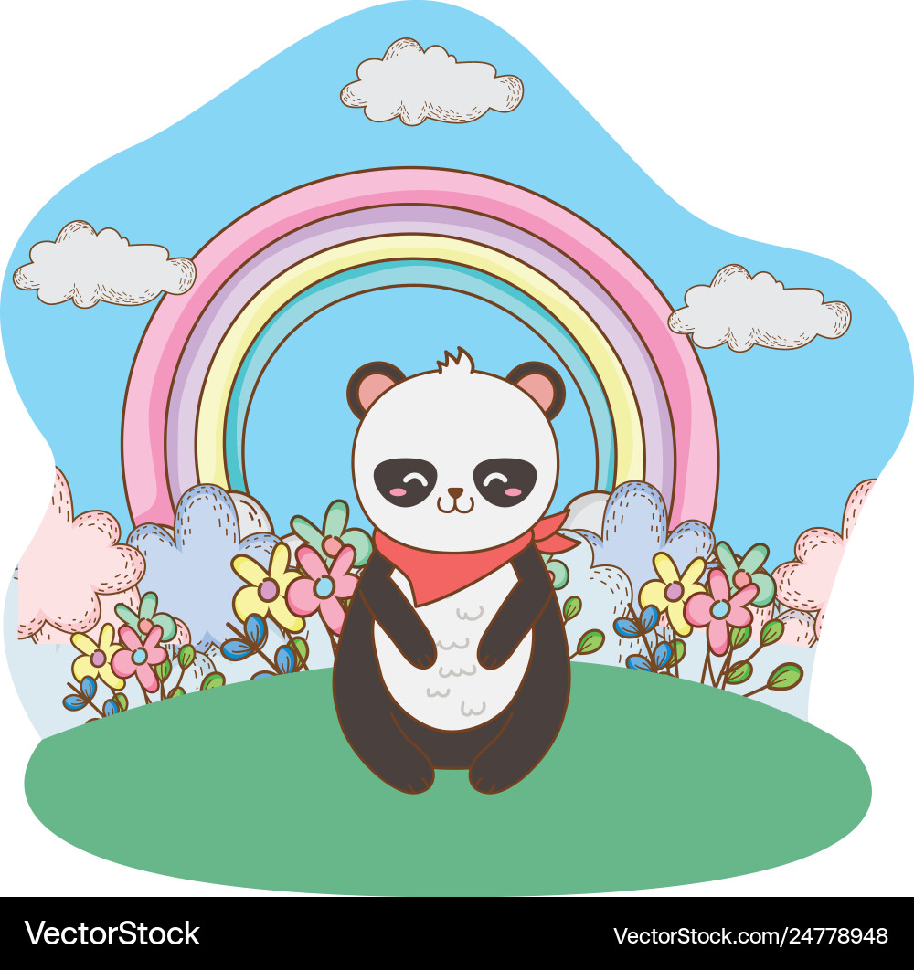 Süße kleine Tierkarikatur Süße kleine Tierkarikatur vektorbild