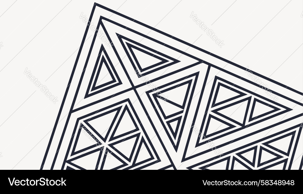Triangular Abstract Pattern Vector Image