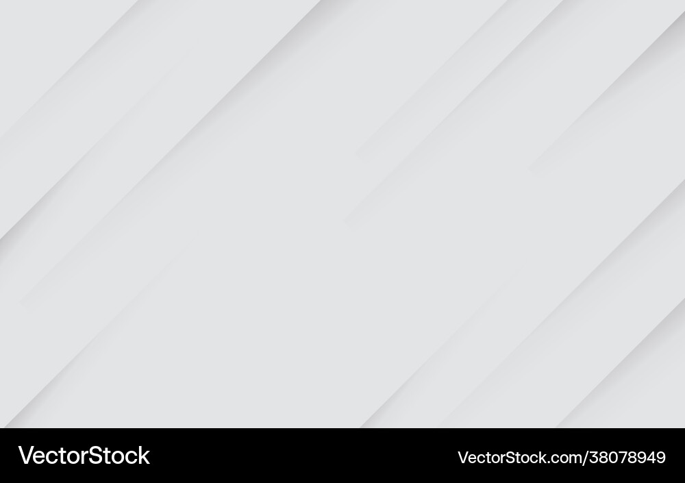 Abstract geometric white and gray color elegant Vector Image