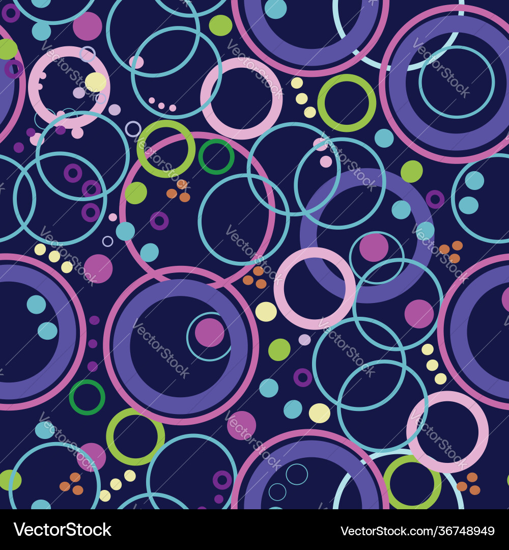 Colorful Loop Pattern vector image