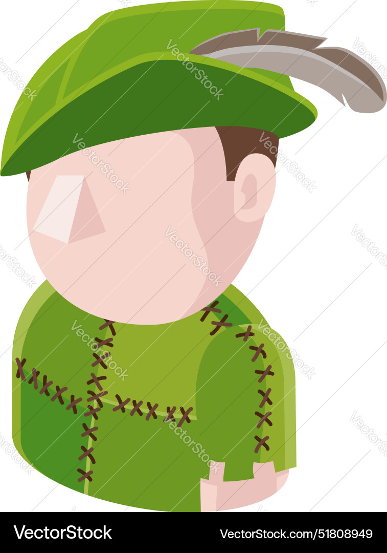 Outlaw avatar people icon Vector Image