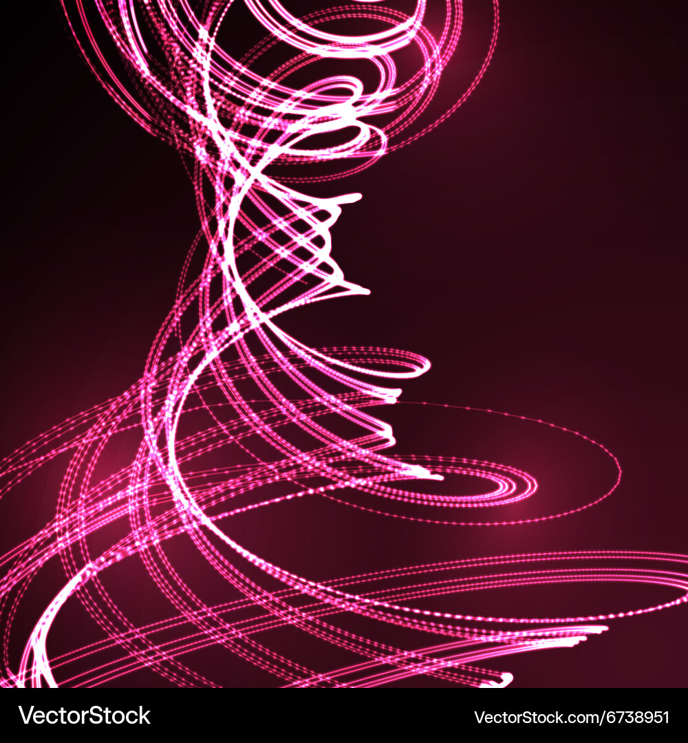 Digital Particle Swirl vector image