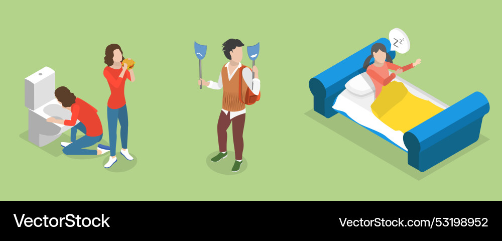 3d isometric flat Royalty Free Vector Image - VectorStock