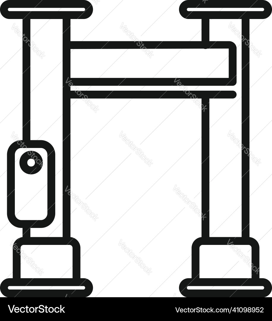 Auto Lift Inspektion Symbol ski Auto Auto Lift Inspektion Symbol ski Auto vektorbild