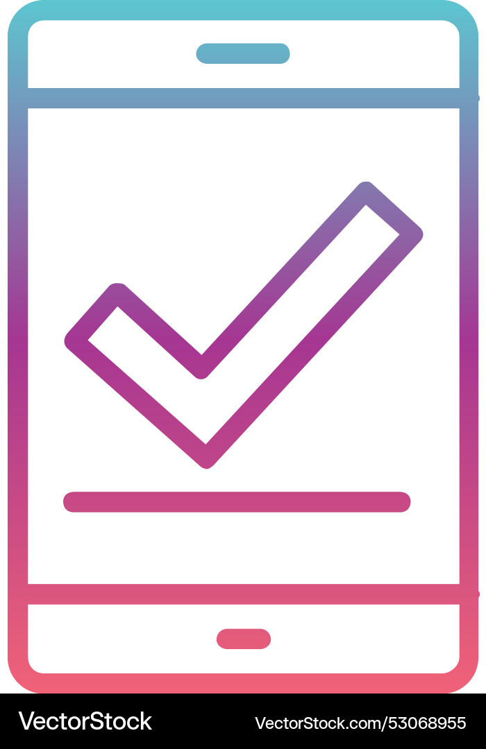 Checking line gradient design Vector Image