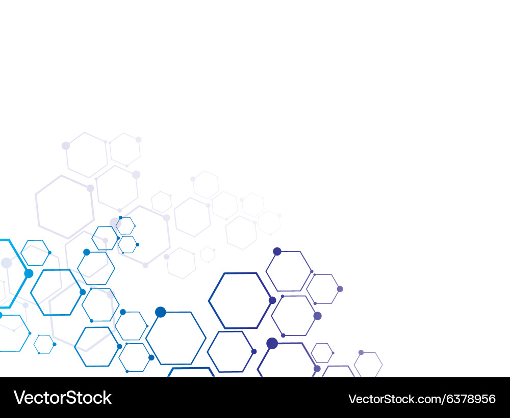 Connected Particle Network Vector Image
