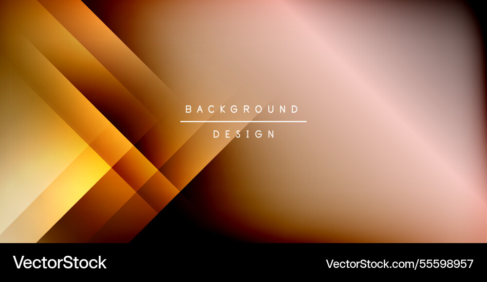 Dynamic shadow lines geometric shapes Vector Image