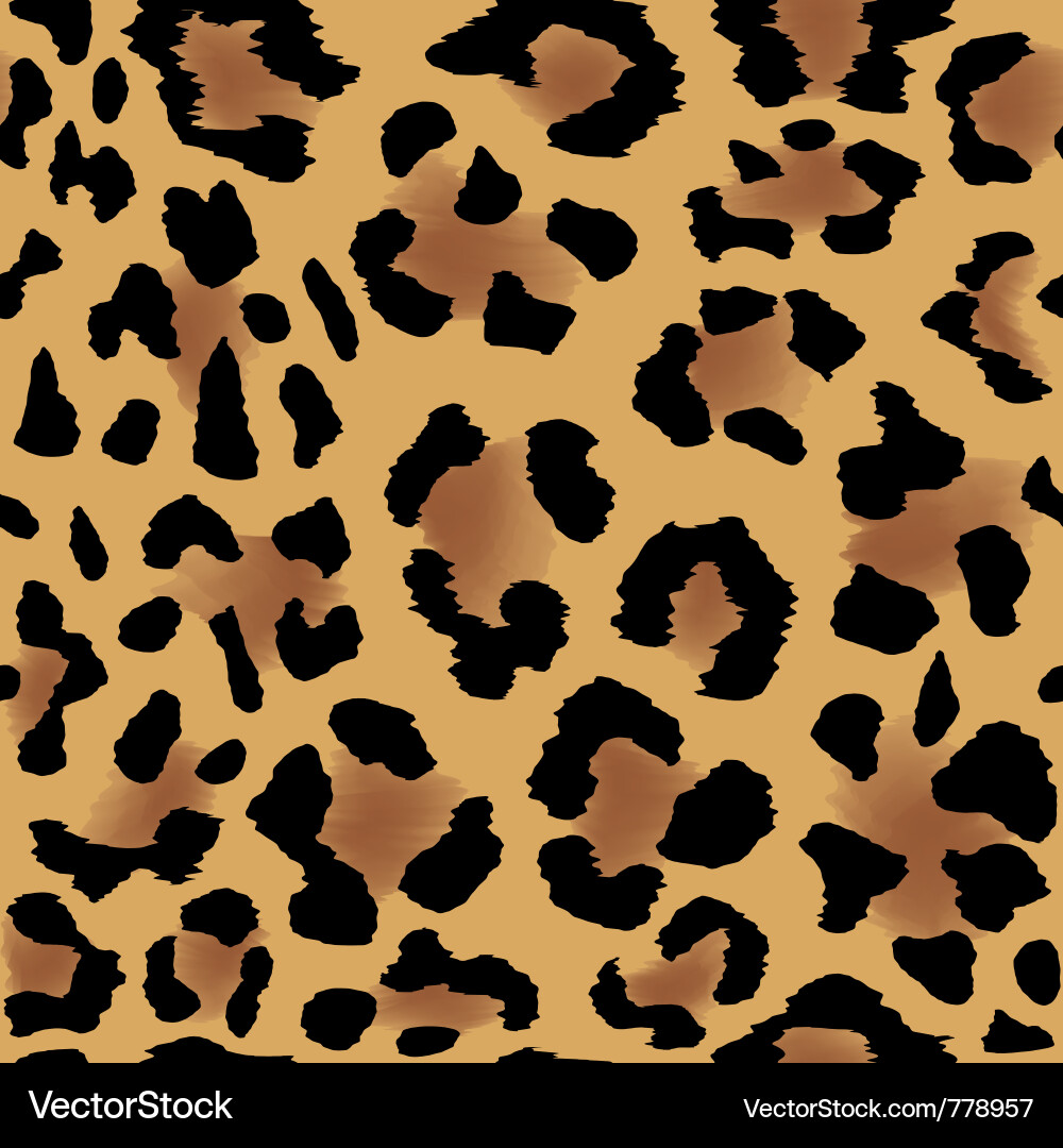 Leopard Print Muster Vektorbild